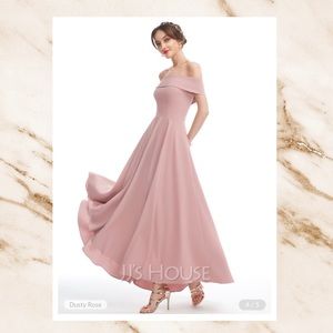 Light sky blue bridesmaids formal dress size 6 not pink